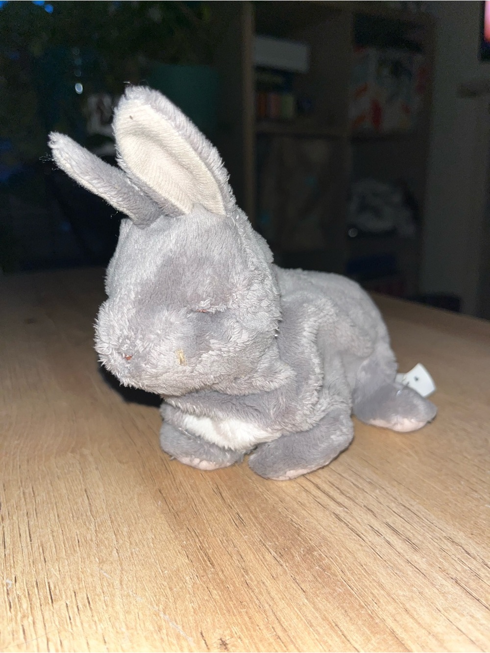FurReal Friends 6" Plush Gray Newborn Bunny Rabbit Hasbro 2004 Interactive